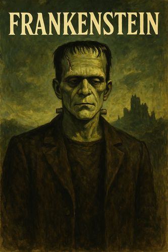 Cover of Frankenstein (Mary Shelley)